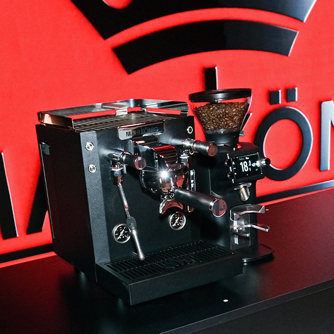 xenia home espresso machine with E64 ws home grinder