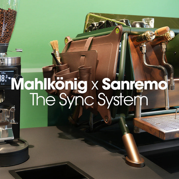 Mahlkonig grinder and Sanremo espresso machine