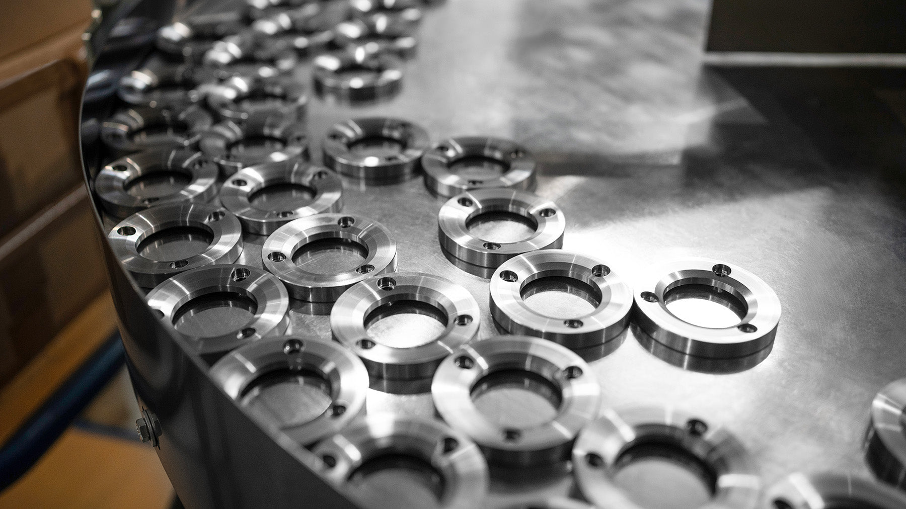 flat steel burrs in factory