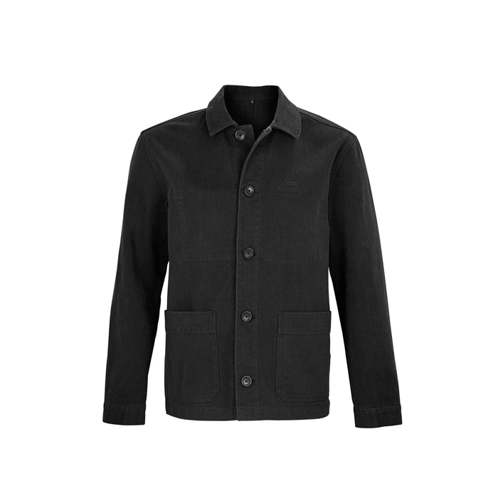 Prime Edit Black Chore Coat Front, Unisex - Mahlkonig