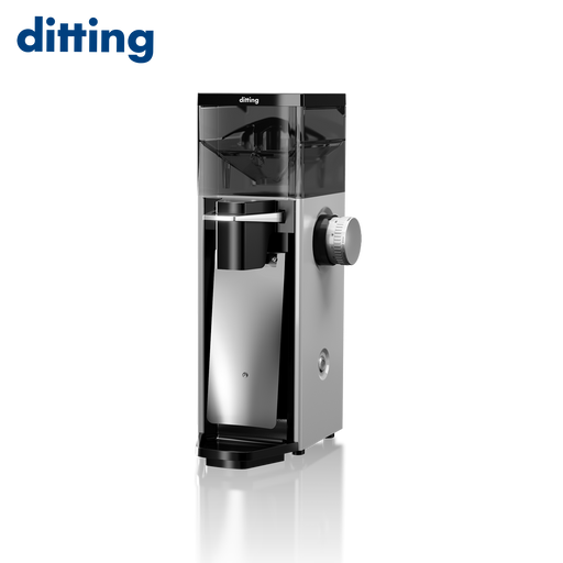 Ditting 807 Shop Coffee grinder white with smoked hopper