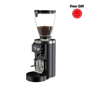 E65W Grind-by-Sync Espresso Grinder, Black Free Gift - Mahlkonig