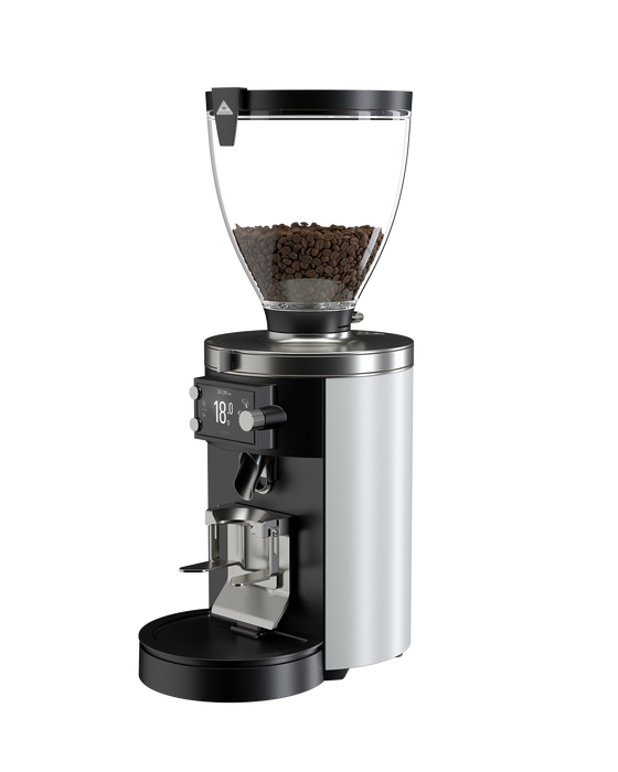 E80S Grind-by-Weight Espresso Grinder White - Mahlkonig