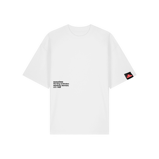 Prime Edit T-Shirt White Front, Unisex - Mahlkonig